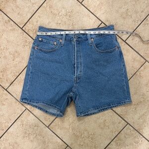 Levi's Classic Blue Denim Shorts